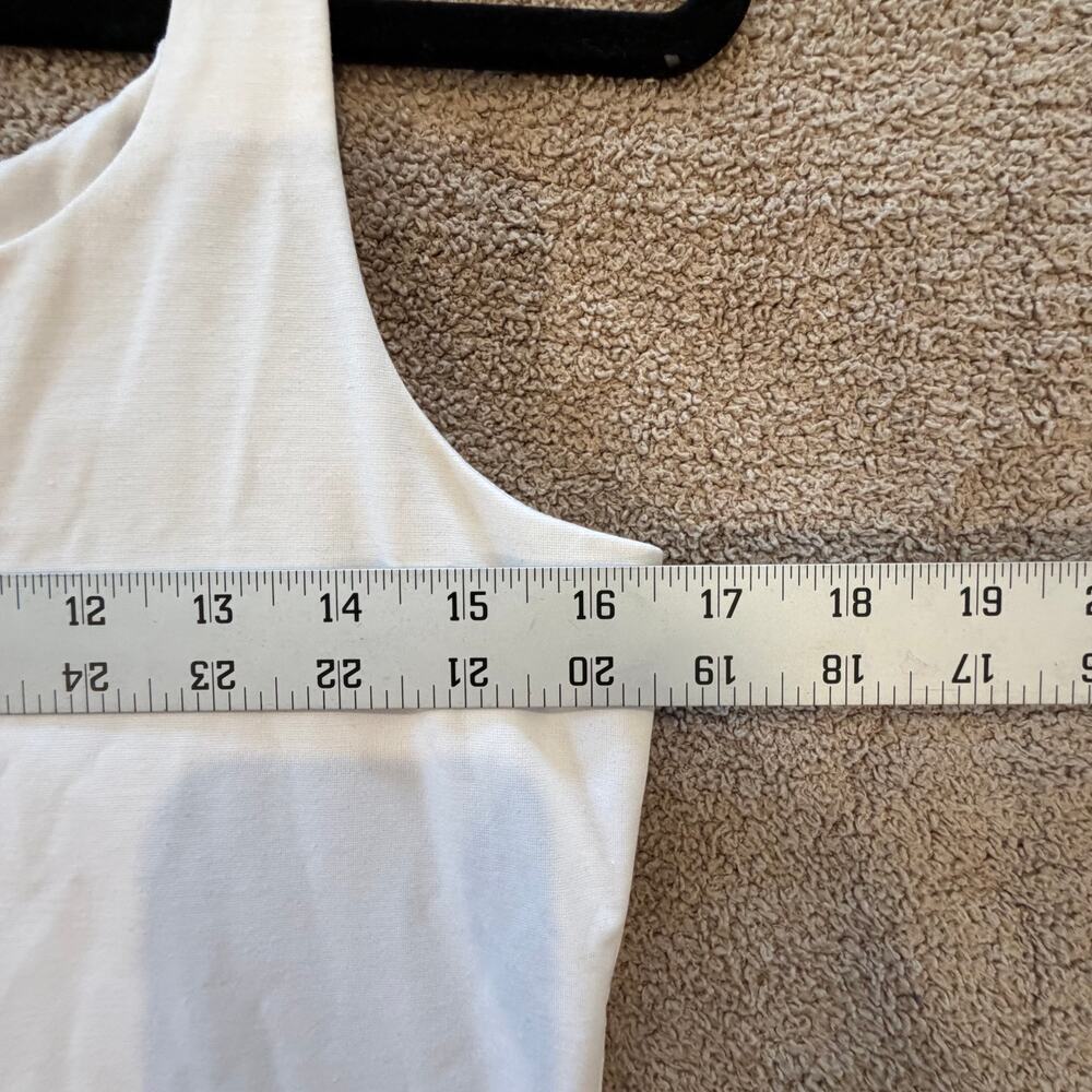 Banana Republic Womens Medium White Double Lined Body Suit - Picture 8 of 8
